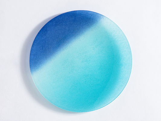 Kimono Radiance Glass Plate