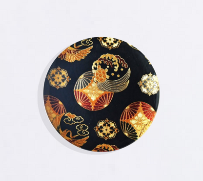 Kinran Kimono Glass Plate