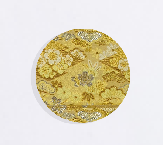 Kinran Kimono Glass Plate