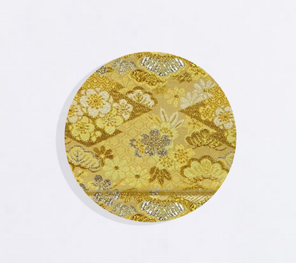 Kinran Kimono Glass Plate