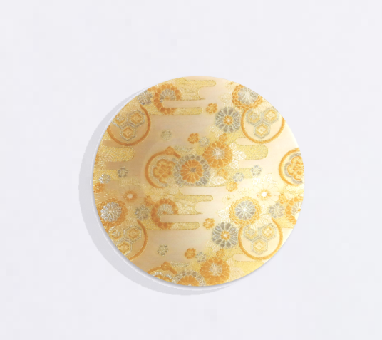 Kinran Kimono Glass Plate