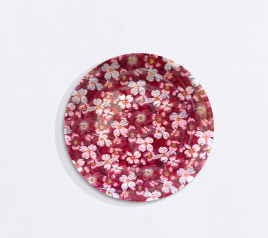 Kimono Radiance Glass Plate