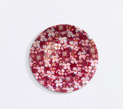 Kimono Radiance Glass Plate