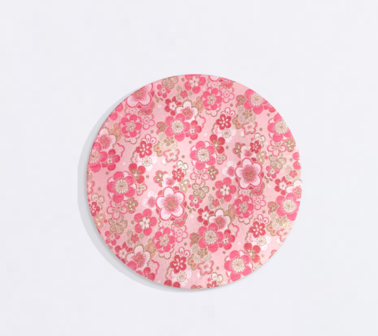 Kimono Radiance Glass Plate